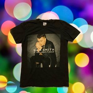 Sam Smith The Lonely Hour 2015 Tour Shirt ✨ Size M
